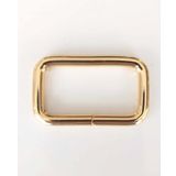 Angel Çanta Aksesuar Dikdörtgen Halka 4 Cm Light Gold