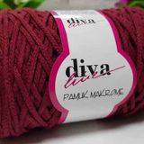 Angel Çanta Aksesuar Diva Pamuk Makrome Bordo (kalın)