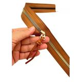 Angel Çanta Aksesuar Düğüm Başlıklı Fermuar 40 Cm Light Gold Metal Taba Renk