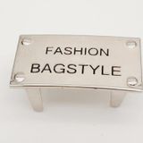Angel Çanta Aksesuar Fashion Bagstyle Yazılı Plaka Süs Gümüş Renk