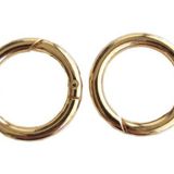 Angel Çanta Aksesuar İkili 2.5 Cm Light Gold Renk Yaylı Halka Örgü Çanta İçin
