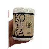 Angel Çanta Aksesuar Koreka Rafya Beyaz Renk