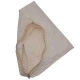Angel Çanta Aksesuar Krem Renk 45x45 Cm, Dikilmiş Halde, Fermuarlı Astar