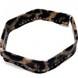 Angel Çanta Aksesuar Leopar Renk Derili Metal Çanta Ağzı 24 Cm