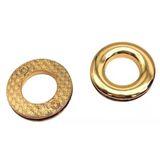 Angel Çanta Aksesuar Light Gold Renk Yuvarlak Vidalı Kuş Gözü 2 Adet (İç ölçüsü 1.8 cm, Dış Ölçüsü 3.2 cm)