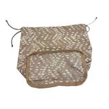 Angel Çanta Aksesuar Örgü Çantaya Hazır Astar Tabanlı Büzgülü 22X12 Cm Vizon Renk