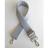 Angel Çanta Aksesuar Pamuklu Kolon 120x4 Cm Gümüş Metal Gri Renk