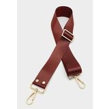 Angel Çanta Aksesuar Polyester Kolon 120X4 Cm Bordo Light Gold Metalli