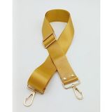 Angel Çanta Aksesuar Polyester Kolon 120X4 Cm Hardal Light Gold Metalli