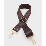 Angel Çanta Aksesuar Polyester Kolon 120X4 Cm Kahverengi Light Gold Metalli