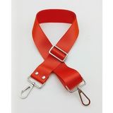 Angel Çanta Aksesuar Polyester Kolon 120X4 Cm Nar Çiçeği Gümüş Metalli