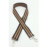 Angel Çanta Aksesuar Polyester Kolon 120X4 Cm No:3 Gümüş Metalli