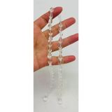 Angel Çanta Aksesuar Şeffaf Renk 8x11 Cm Damla Model Kristal Boncuk 1 Dizi