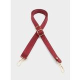 Angel Çanta Aksesuar Süet Nubuk Bordo 140X2 Cm Çanta Sapı Sürgütlü Light Gold Metal