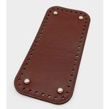 Angel Çanta Aksesuar Suni Deri Bordo Renk 30X12 cm Dikdörtgen Çanta Tabanı (Gümüş Aparatlı)