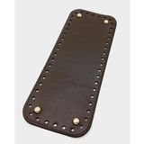 Angel Çanta Aksesuar Suni Deri Kahverengi 30X12 cm Dikdörtgen Çanta Tabanı (Light Gold Aparatlı)