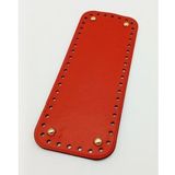 Angel Çanta Aksesuar Suni Deri Kırmızı Renk 30X12 cm Dikdörtgen Çanta Tabanı (Light Gold Aparatlı)