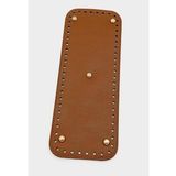 Angel Çanta Aksesuar Suni Deri Taba Renk 30X12 cm Dikdörtgen Çanta Tabanı (Light Gold Aparatlı)