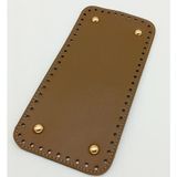 Angel Çanta Aksesuar Suni Deri Vizon Renk 25X12 cm Dikdörtgen Çanta Tabanı (Light Gold Aparatlı) - Standart