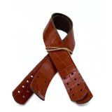 Angel Çanta Aksesuar Taba Renk Croco Desen 30x2 cm Gerçek Deri Çanta Sapı