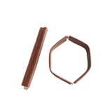 angel çanta aksesuar Taba Renk Derili Metal Çanta Ağzı 24 Cm(Gizli Burs)