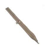 Angel Çanta Aksesuar Tek Stoplu 45 Cm Fermuar Gümüş Metal Bej Renk