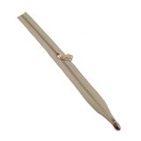 Angel Çanta Aksesuar Tek Stoplu 45 Cm Fermuar Light Gold Metal Bej