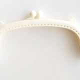Angel Çanta Aksesuarları Aksesuar 16 Cm Plastik Cüzdan Klipsi Krem