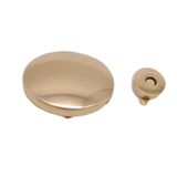 Angel Çanta Aksesuarları Aksesuar 5 cm Yuvarlak Mıknatıslı Kilit Light Gold