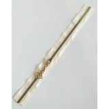Angel Çanta Aksesuarları Aksesuar Başlıklı Fermuar 30 Cm Light Gold Metal Krem