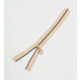 Angel Çanta Aksesuarları Aksesuar Başlıklı Fermuar 30 Cm Light Gold Metal Somon