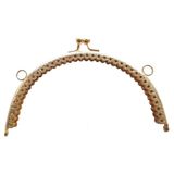 Angel Çanta Aksesuarları Aksesuar Oval Cüzdan Klipsi 16 Cm Light Gold Renk