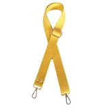 Angel Çanta Aksesuarları Aksesuar Pamuklu Kolon 120X3 Cm Sarı Light Gold Metalli