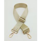Angel Çanta Aksesuarları Aksesuar Polyester Kolon 120X4 Cm Bej Light Gold Metalli