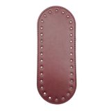 Angel Çanta Aksesuarları Aksesuar Suni Deri Bordo 20X8 cm Oval Tabanı