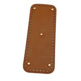 Angel Çanta Aksesuarları Aksesuar Suni Deri Taba Renk 30X12 cm Dikdörtgen Tabanı (Light Gold Aparatlı)