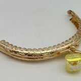 Angel Çanta Aksesuarları Angel Çanta Aksesuar 10 cm Oval Cüzdan Çanta Klipsi Bursu Fıstık Yeşili