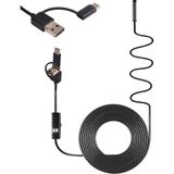 Angel Eye Otto Plus 20 Metre Profesyonel HD Endoskop Kamera – Telefon Uyumlu Su Geçirmez Yılan Kamera | Endüstriyel Boroskop, Güçlü LED Işıklı - Siyah