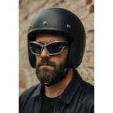 Angel Eyes Futuristik Erkek Spor Çerçeve Motorcu Gözlüğü, Dayanıklı Malzeme, Polikarbon Cam, UV400 Koruma
