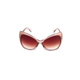 Angel Eyes Kadın Güneş Gözlüğü Cat Eyes Tasarım Rose Çerçeve Kahverengi Cam