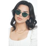 Angel Eyes Kadın Güneş Gözlüğü Oval Yeşil Çerçeve Koyu Yeşil Cam