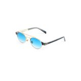Angel Eyes Oval Tasarım Gold Siyah Çerçeve Mavi Cam Kadın&Erkek Güneş Gözlüğü Db1042/s