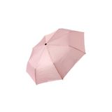 Angel Eyes Pembe Beyaz Puantiyeli Fiber Telli Rüzgara Dayanıklı Tam Otomatik Şemsiye 8 Telli