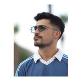 Angel Eyes Stark Güneş Gözlüğü Dikdörtgen Yeşil Çerçeve Yeşil Cam