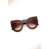 Angel Eyes Uv400 Korumalı Kahverengi Cat Eyes Kadın Snowboard/Kayak Gözlüğü
