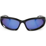 Angel Eyes Uv400 Korumalı Siyah Çerçeve Mor Aynalı Cam Snowboard/Kayak Gözlüğü