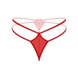 Angel Fantezi İç Giyim Kırmızı String Külot