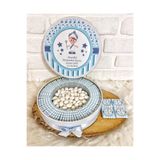 Angel Gift Chocolate 80 Adet 200 Gr Draje İsme Özel Mavi Çocuk Sünnet Temalı Erkek Bebek Hediyelik Çikolata