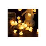 Angel Of Life 3 M 20 Led Beyaz Top Gün ışığı Pilli 2 Kademeli