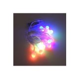 Angel Of Life 3M 20 Led Beyaz Top RGB Işık Pilli 2 Kademeli